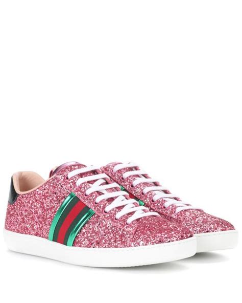 gucci schuhe sneaker pink|Gucci glitter sneakers cheap.